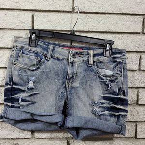 Red Rivet distressed Jeans short sz s